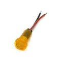 Dialight 1/2  Flt Snap Yl 24Vdc W/Leads 655-1304-103F